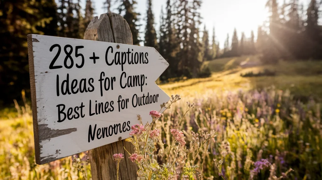 Funny Camping Captions