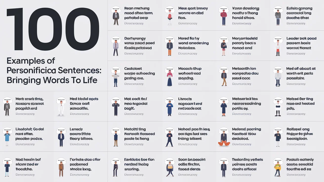 100 Examples of Personification Sentences: Bringing Words to Life