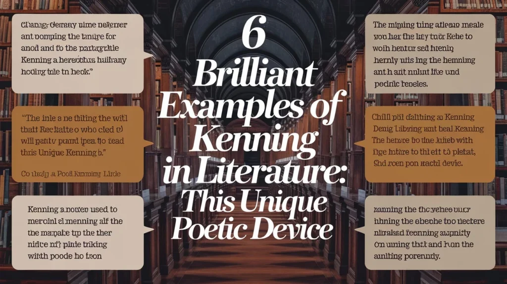 6 Brilliant Examples of Kenning in Literature: A Guide to This Unique Poetic Device