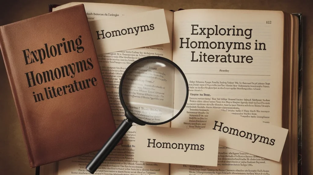 Exploring Homonyms in Literature