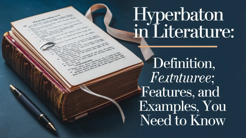 Hyperbaton in Literature: Definition,Features, and Examples You Need to Know