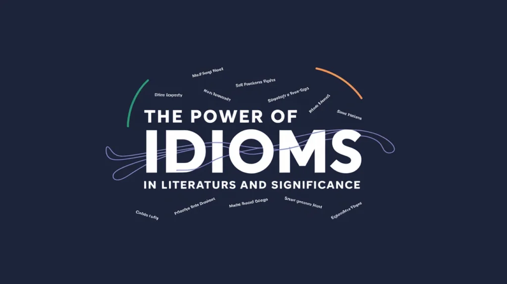 The Power of Idioms in Literature: Examples and Significance