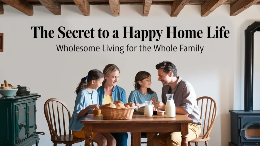 The Secret to a Happy Home Life: Wholesome Living for the Whole Family