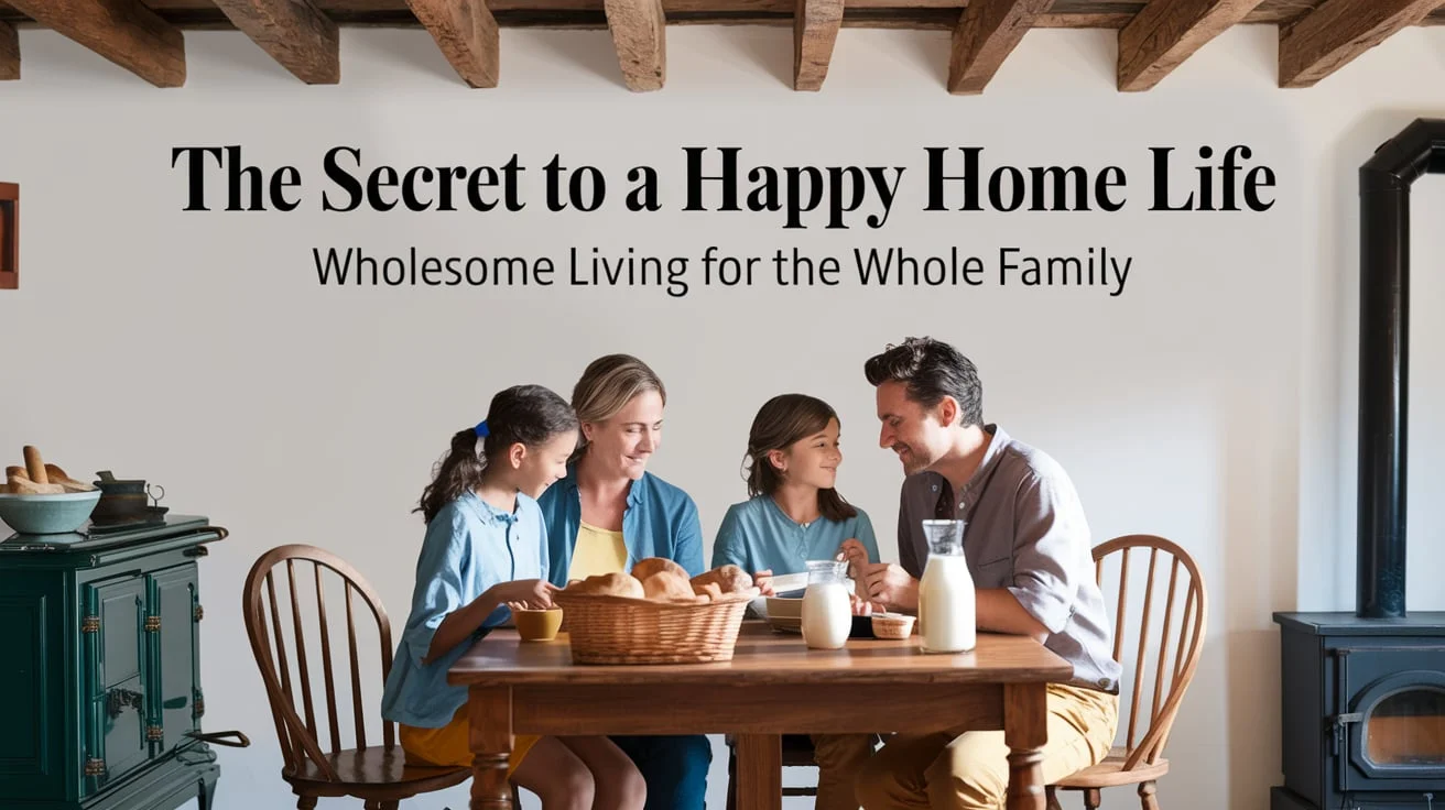 The Secret to a Happy Home Life: Wholesome Living for the Whole Family