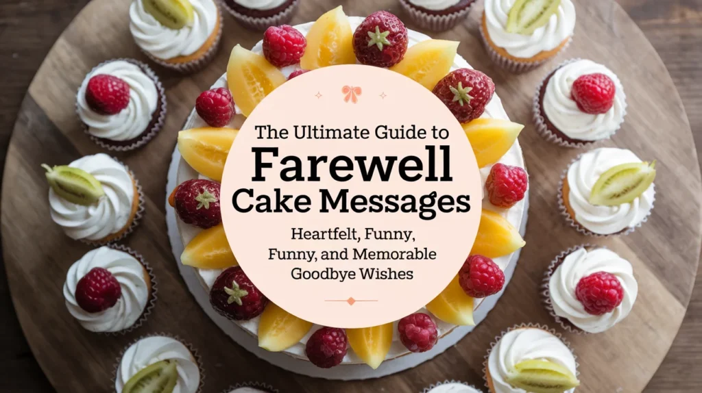 The Ultimate Guide to Farewell Cake Messages: Heartfelt, Funny, and Memorable Goodbye Wishes