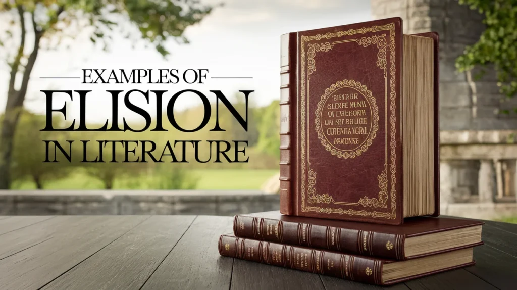 Examples of Elision in Literature