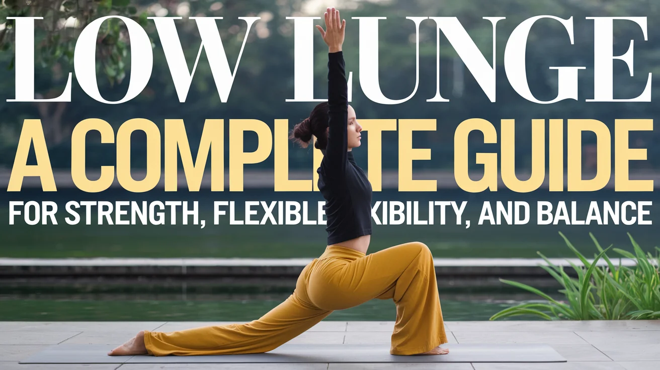 Low Lunge: A Complete Guide for Strength, Flexibility, and Balance