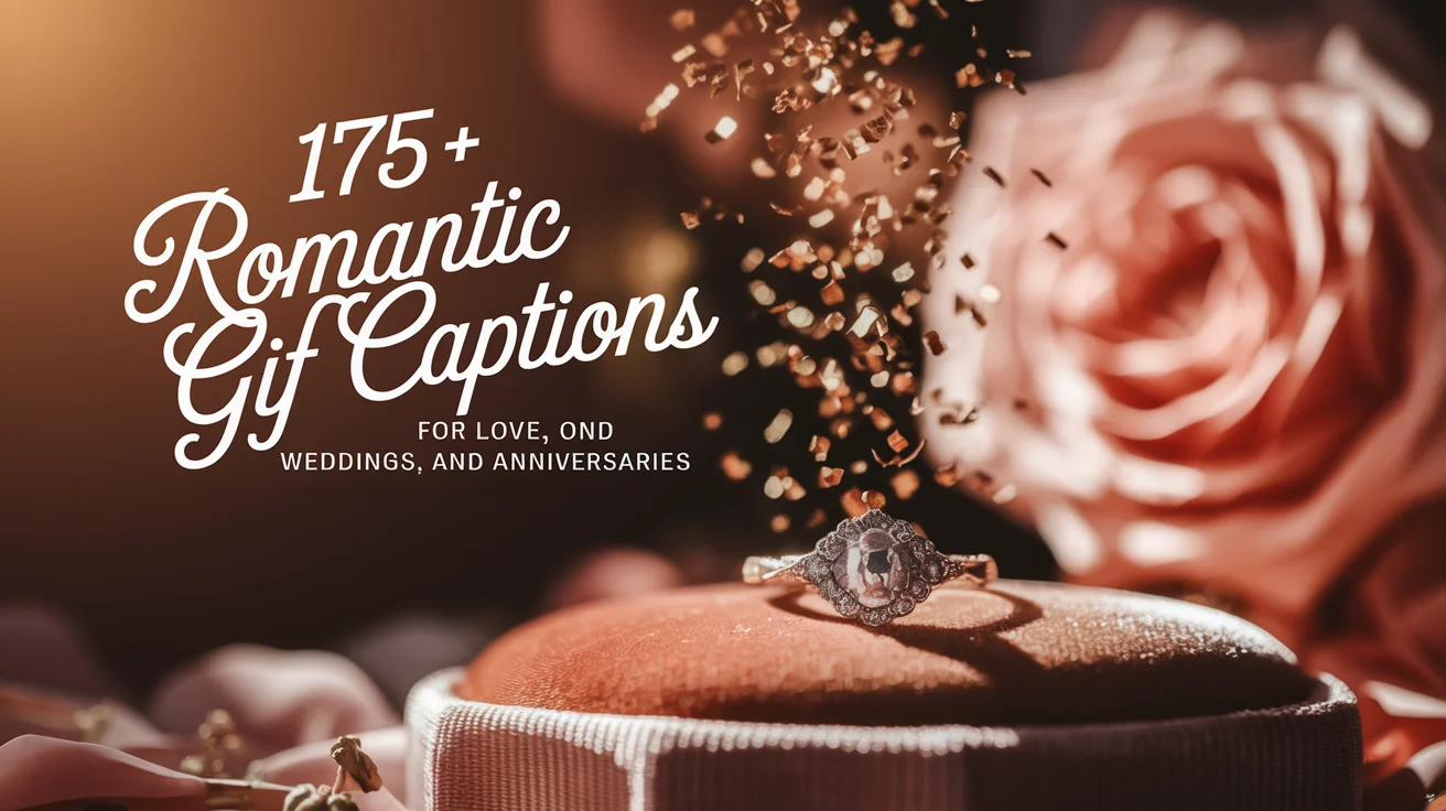 175 + Romantic Gif Captions for Love, Weddings, and Anniversaries