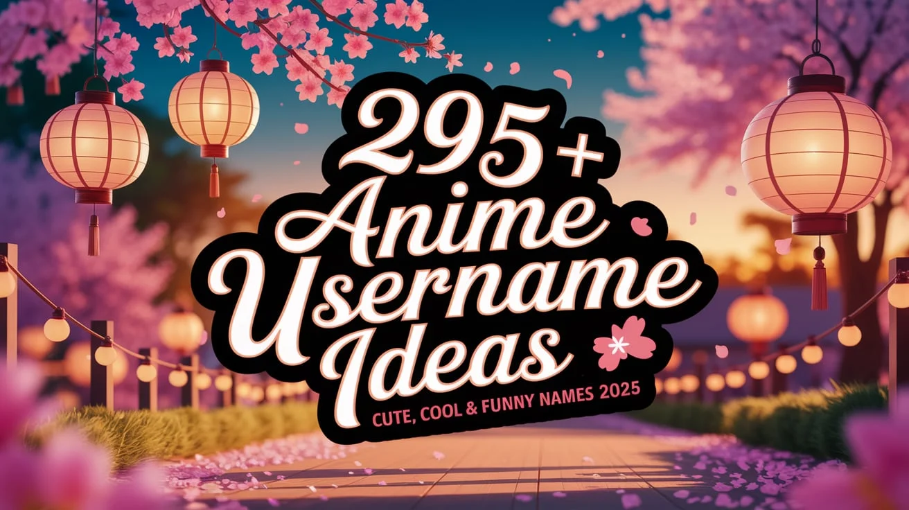 295 + Anime Username Ideas: Cute, Cool & Funny Names 2025