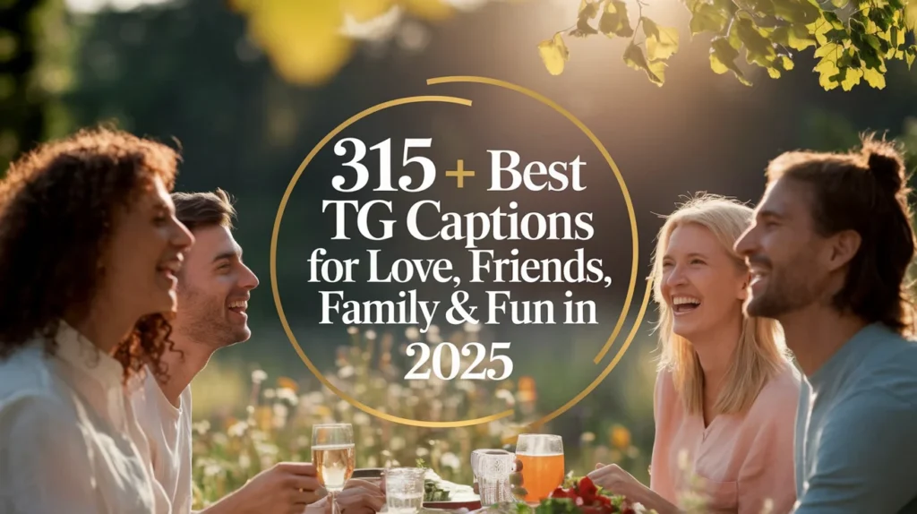 315 + Best TG Captions for Love, Friends, Family & Fun in 2025